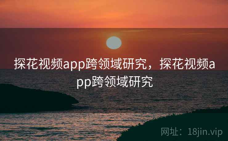 探花视频app跨领域研究，探花视频app跨领域研究