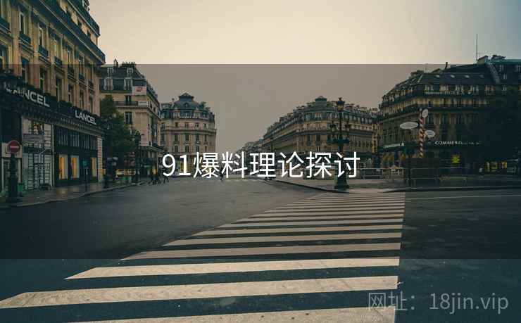 91爆料理论探讨