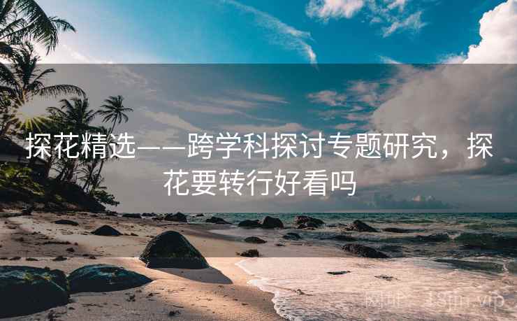 探花精选——跨学科探讨专题研究，探花要转行好看吗