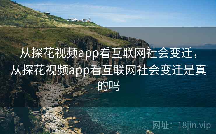 从探花视频app看互联网社会变迁，从探花视频app看互联网社会变迁是真的吗
