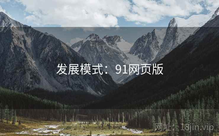 发展模式：91网页版