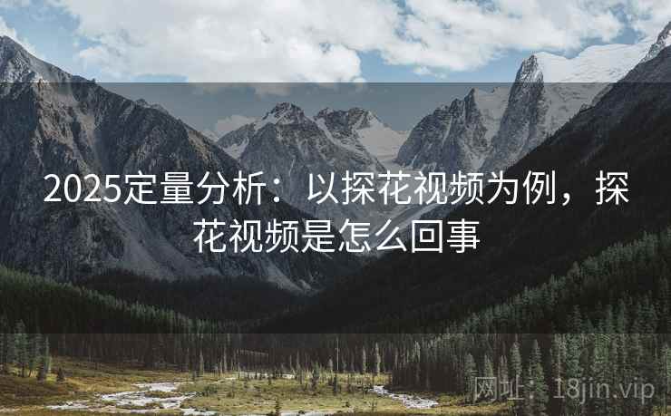 2025定量分析：以探花视频为例，探花视频是怎么回事