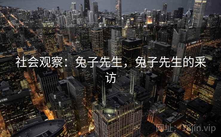 社会观察：兔子先生，兔子先生的采访