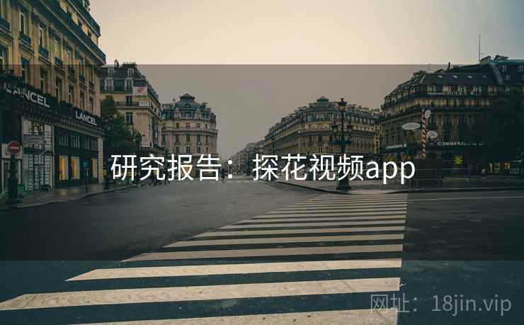 研究报告:探花视频app 研究报告:探花视频app